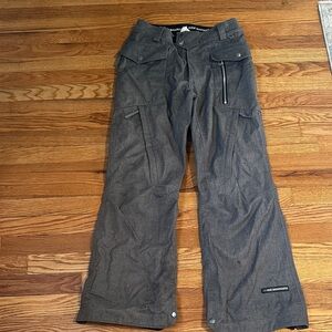 XS Ride Gray Snowboard Pants Used